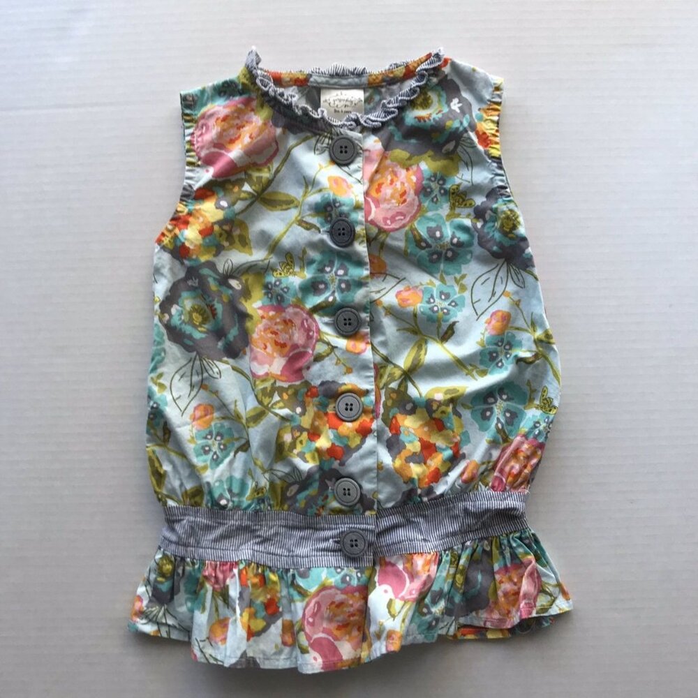 Persnickety Floral Ivy Button Up